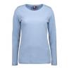 RESTPOSTEN: Interlock Damen T-Shirt | Langarm| 0509 von ID / Farbe: hellblau / 100% BAUMWOLLE - | MEIN-KASACK.de | kasac