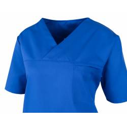 Damen-Kasack / OP - Kasack - 2700 von MEIN-KASACK.de / Farbe: kornblau / 50%PES - 50%Tencel - 200g/m² - | MEIN-KASACK.de