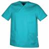 RESTPOSTEN: Herren -  TENCEL-Kasack 1055 von TEAMDRESS / Farbe: türkis / 50% Lyocell - 50% Polyester- 215g/m² - | MEIN-K