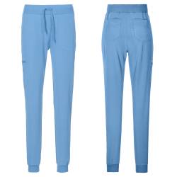 Damenhose 332 von EXNER / Farbe: light blue / 72% Polyester 23% Rayon 5% Spandex - | MEIN-KASACK.de | kasack | kasacks |