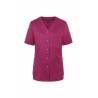 Damen - Kasack KS 63 - ESSENTIAL von KARLOWSKY / Farbe: fuchsia / 65% Polyester-35% Baumwolle-150 g - | MEIN-KASACK.de |