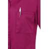 Damen - Kasack KS 63 - ESSENTIAL von KARLOWSKY / Farbe: fuchsia / 65% Polyester-35% Baumwolle-150 g - | MEIN-KASACK.de |