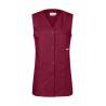 Damen-Kasack - ohne Arm - KS 40 von KARLOWSKY / Farbe: bordeaux / 65% Polyester-35% Baumwolle-215 g - | MEIN-KASACK.de |