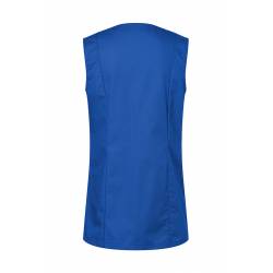 Damen-Kasack - ohne Arm - KS 40 von KARLOWSKY / Farbe: blau / 65% Polyester-35% Baumwolle-215 g - | MEIN-KASACK.de | kas