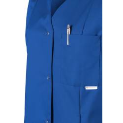 Damen-Kasack - ohne Arm - KS 40 von KARLOWSKY / Farbe: blau / 65% Polyester-35% Baumwolle-215 g - | MEIN-KASACK.de | kas