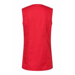 Damen-Kasack - ohne Arm - KS 40 von KARLOWSKY / Farbe: rot / 65% Polyester-35% Baumwolle-215 g - | MEIN-KASACK.de | kasa