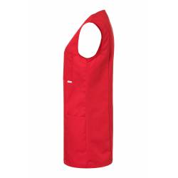 Damen-Kasack - ohne Arm - KS 40 von KARLOWSKY / Farbe: rot / 65% Polyester-35% Baumwolle-215 g - | MEIN-KASACK.de | kasa