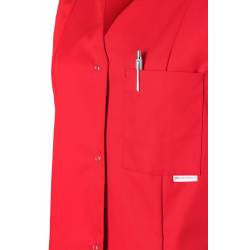 Damen-Kasack - ohne Arm - KS 40 von KARLOWSKY / Farbe: rot / 65% Polyester-35% Baumwolle-215 g - | MEIN-KASACK.de | kasa