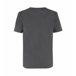 ARBEITS-T-SHIRT HERREN | Stretch Komfort 594 von ID / Farbe: Silber grau / 95% BAUMWOLLE 5% ELASTHAN - | MEIN-KASACK.de 