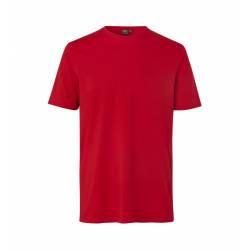 ARBEITS-T-SHIRT HERREN | Stretch Komfort 594 von ID / Farbe: Rot / 95% BAUMWOLLE 5% ELASTHAN - | MEIN-KASACK.de | kasack