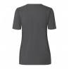 ARBEITS-T-SHIRT DAMEN | Stretch Komfort 595 von ID / Farbe: Silber grau / 75% Baumwolle 20% Viskose 5% Elasthan - | MEIN