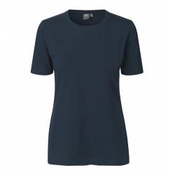 ARBEITS-T-SHIRT DAMEN | Stretch Komfort 595 von ID / Farbe: Navy / 75% Baumwolle 20% Viskose 5% Elasthan - | MEIN-KASACK