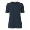 ARBEITS-T-SHIRT DAMEN | Stretch Komfort 595 von ID / Farbe: Navy / 75% Baumwolle 20% Viskose 5% Elasthan - | MEIN-KASACK