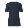 ARBEITS-T-SHIRT DAMEN | Stretch Komfort 595 von ID / Farbe: Navy / 75% Baumwolle 20% Viskose 5% Elasthan - | MEIN-KASACK