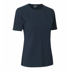 ARBEITS-T-SHIRT DAMEN | Stretch Komfort 595 von ID / Farbe: Navy / 75% Baumwolle 20% Viskose 5% Elasthan - | MEIN-KASACK