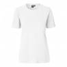 ARBEITS-T-SHIRT DAMEN | Stretch Komfort 595 von ID / Farbe: Weiß / 75% Baumwolle 20% Viskose 5% Elasthan - | MEIN-KASACK