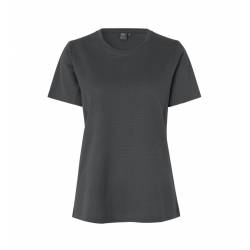 ARBEITS-T-SHIRT DAMEN | TENCEL 529 von ID / Farbe: Silber grau / 70% Polyester (recycled) 30% Lyocell - | MEIN-KASACK.de