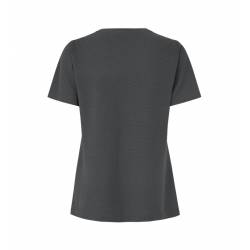 ARBEITS-T-SHIRT DAMEN | TENCEL 529 von ID / Farbe: Silber grau / 70% Polyester (recycled) 30% Lyocell - | MEIN-KASACK.de