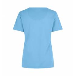 ARBEITS-T-SHIRT DAMEN | TENCEL 529 von ID / Farbe: Hellblau / 70% Polyester (recycled) 30% Lyocell - | MEIN-KASACK.de | 