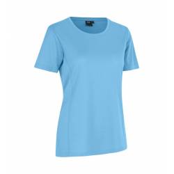 ARBEITS-T-SHIRT DAMEN | TENCEL 529 von ID / Farbe: Hellblau / 70% Polyester (recycled) 30% Lyocell - | MEIN-KASACK.de | 