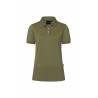 Stretch - Damen  Workwear Poloshirt | PF 6 von KARLOWSKY / Farbe: moosgrün / 51% Polyester / 47% BW / 2% Elastane - | ME