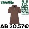 Stretch - Damen Workwear Poloshirt | PF 6 von KARLOWSKY / Farbe: hellbraun / 51% Polyester / 47% BW / 2% Elastane - | ME