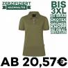 Stretch - Damen  Workwear Poloshirt | PF 6 von KARLOWSKY / Farbe: moosgrün / 51% Polyester / 47% BW / 2% Elastane - | ME