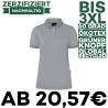 Stretch - Damen Workwear Poloshirt | PF 6 von KARLOWSKY / Farbe: platingrau / 51% Polyester / 47% BW / 2% Elastane - | M