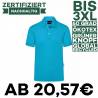 Stretch - Herren Workwear Poloshirt | PM 6 von KARLOWSKY / Farbe: pazifikblau / 51% Polyester / 47% BW / 2% Elastane - |