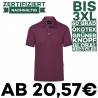 Stretch - Herren Workwear Poloshirt | PM 6 von KARLOWSKY / Farbe: aubergine / 51% Polyester / 47% BW / 2% Elastane - | M