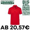 Stretch - Herren Workwear Poloshirt | PM 6 von KARLOWSKY / Farbe: rot / 51% Polyester / 47% BW / 2% Elastane - | MEIN-KA