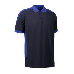 ARBEITS-POLO-SHIRT HERREN | PRO Wear Kontrast 322 von ID / Farbe: navy / 50% BAUMWOLLE 50% POLYESTER - | MEIN-KASACK.de 