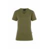 Stretch - Damen Workwear T-Shirt| TF 5 von KARLOWSKY / Farbe: moosgrün / 51% Polyester / 46% BW / 3% Elastane - | MEIN-K