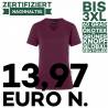 Stretch - Damen Workwear T-Shirt| TF 5 von KARLOWSKY / Farbe: aubergine / 51% Polyester / 46% BW / 3% Elastane - | MEIN-