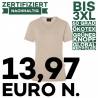 Stretch - Damen Workwear T-Shirt| TF 5 von KARLOWSKY / Farbe: sand / 51% Polyester / 46% BW / 3% Elastane - | MEIN-KASAC