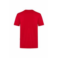 ARBEITS-T-SHIRT HERREN | Stretch WORKWEAR | TM 9 von KARLOWSKY / Farbe: rot / 51% Polyester / 46% BW / 3% Elastane - | M