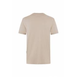 ARBEITS-T-SHIRT HERREN | Stretch WORKWEAR | TM 9 von KARLOWSKY / Farbe: sand / 51% Polyester / 46% BW / 3% Elastane - | 