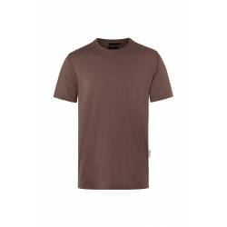 ARBEITS-T-SHIRT HERREN | Stretch WORKWEAR | TM 9 von KARLOWSKY / Farbe: hellbraun / 51% Polyester / 46% BW / 3% Elastane