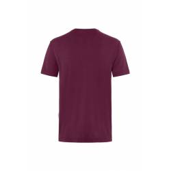 ARBEITS-T-SHIRT HERREN | Stretch WORKWEAR | TM 9 von KARLOWSKY / Farbe: aubergine / 51% Polyester / 46% BW / 3% Elastane