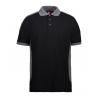 ARBEITS-POLO-SHIRT HERREN | PRO Wear Kontrast 322 von ID / Farbe: schwarz / 50% BAUMWOLLE 50% POLYESTER - | MEIN-KASACK.