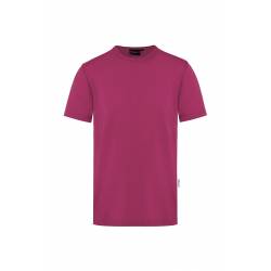 ARBEITS-T-SHIRT HERREN | Stretch WORKWEAR | TM 9 von KARLOWSKY / Farbe: fuchsia / 51% Polyester / 46% BW / 3% Elastane -