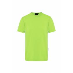 ARBEITS-T-SHIRT HERREN | Stretch WORKWEAR | TM 9 von KARLOWSKY / Farbe: kiwi / 51% Polyester / 46% BW / 3% Elastane - | 