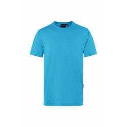 ARBEITS-T-SHIRT HERREN | Stretch WORKWEAR | TM 9 von KARLOWSKY / Farbe: pazifikblau / 51% Polyester / 46% BW / 3% Elasta