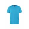 ARBEITS-T-SHIRT HERREN | Stretch WORKWEAR | TM 9 von KARLOWSKY / Farbe: pazifikblau / 51% Polyester / 46% BW / 3% Elasta