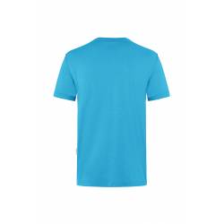 ARBEITS-T-SHIRT HERREN | Stretch WORKWEAR | TM 9 von KARLOWSKY / Farbe: pazifikblau / 51% Polyester / 46% BW / 3% Elasta