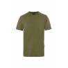 ARBEITS-T-SHIRT HERREN | Stretch WORKWEAR | TM 9 von KARLOWSKY / Farbe: moosgrün / 51% Polyester / 46% BW / 3% Elastane 