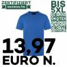 ARBEITS-T-SHIRT HERREN | Stretch WORKWEAR | TM 9 von KARLOWSKY / Farbe: königsblau / 51% Polyester / 46% BW / 3% Elastan