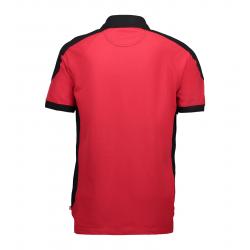 ARBEITS-POLO-SHIRT HERREN | PRO Wear Kontrast 322 von ID / Farbe: rot / 50% BAUMWOLLE 50% POLYESTER - | MEIN-KASACK.de |