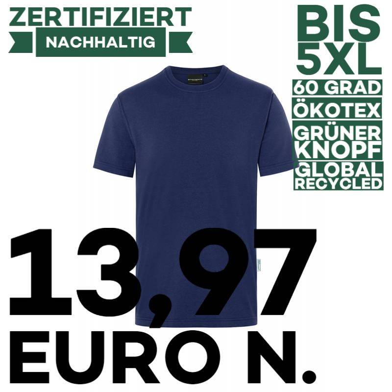 ARBEITS-T-SHIRT HERREN | Stretch WORKWEAR | TM 9 von KARLOWSKY / Farbe: marine / 51% Polyester / 46% BW / 3% Elastane | MEIN-KASACK.de - KASACK - KASACKS