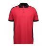 ARBEITS-POLO-SHIRT HERREN | PRO Wear Kontrast 322 von ID / Farbe: rot / 50% BAUMWOLLE 50% POLYESTER - | MEIN-KASACK.de |